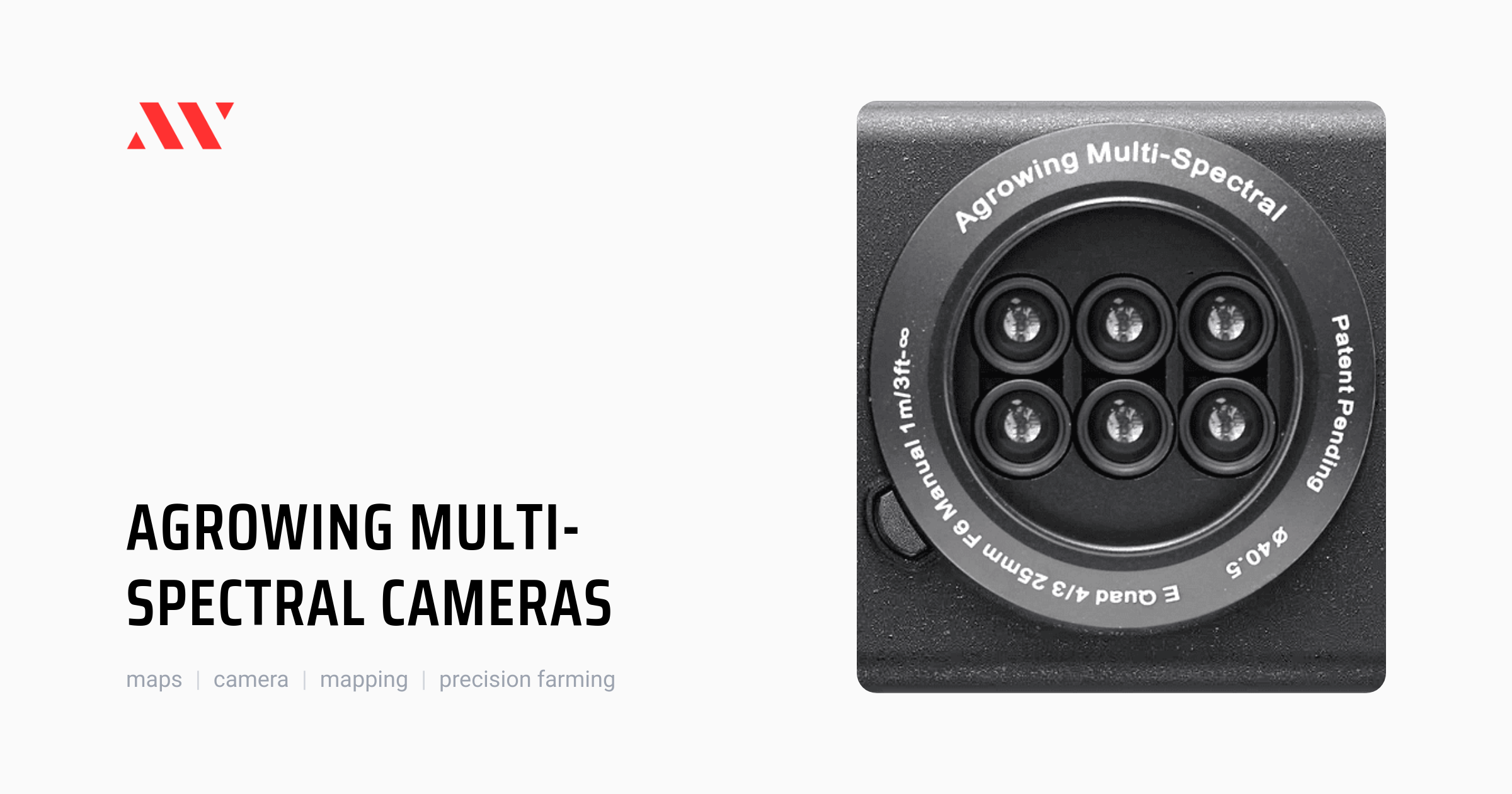 Agrowing Multi-spectral Cameras by Agrowing Ltd. | Mapping | AgTech World