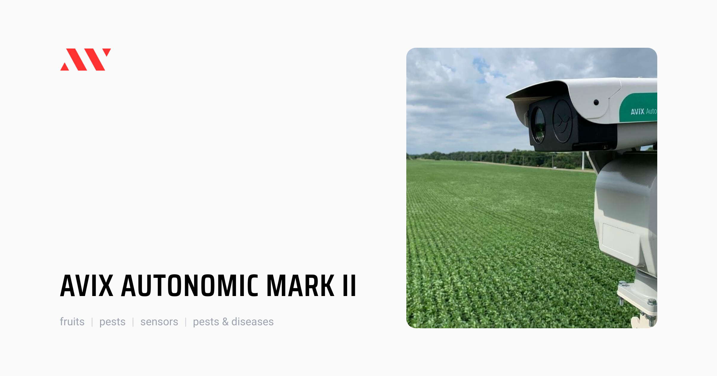 AVIX Autonomic Mark II by Bird Control Group | Sensors | AgTech World