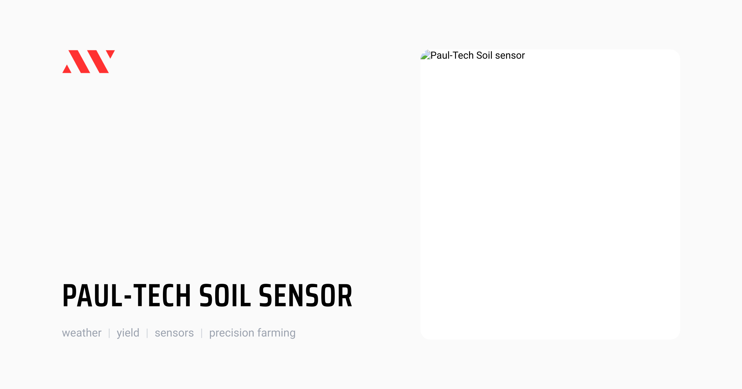 Paul-Tech Soil sensor by Paul-Tech | Sensors | AgTech World