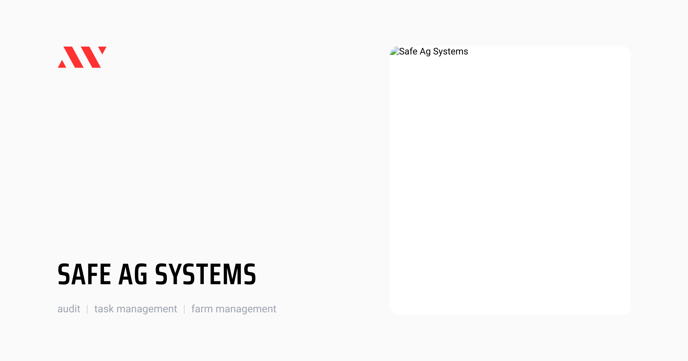 Safe Ag Systems by Safe Ag Systems | Farm Management | AgTech World