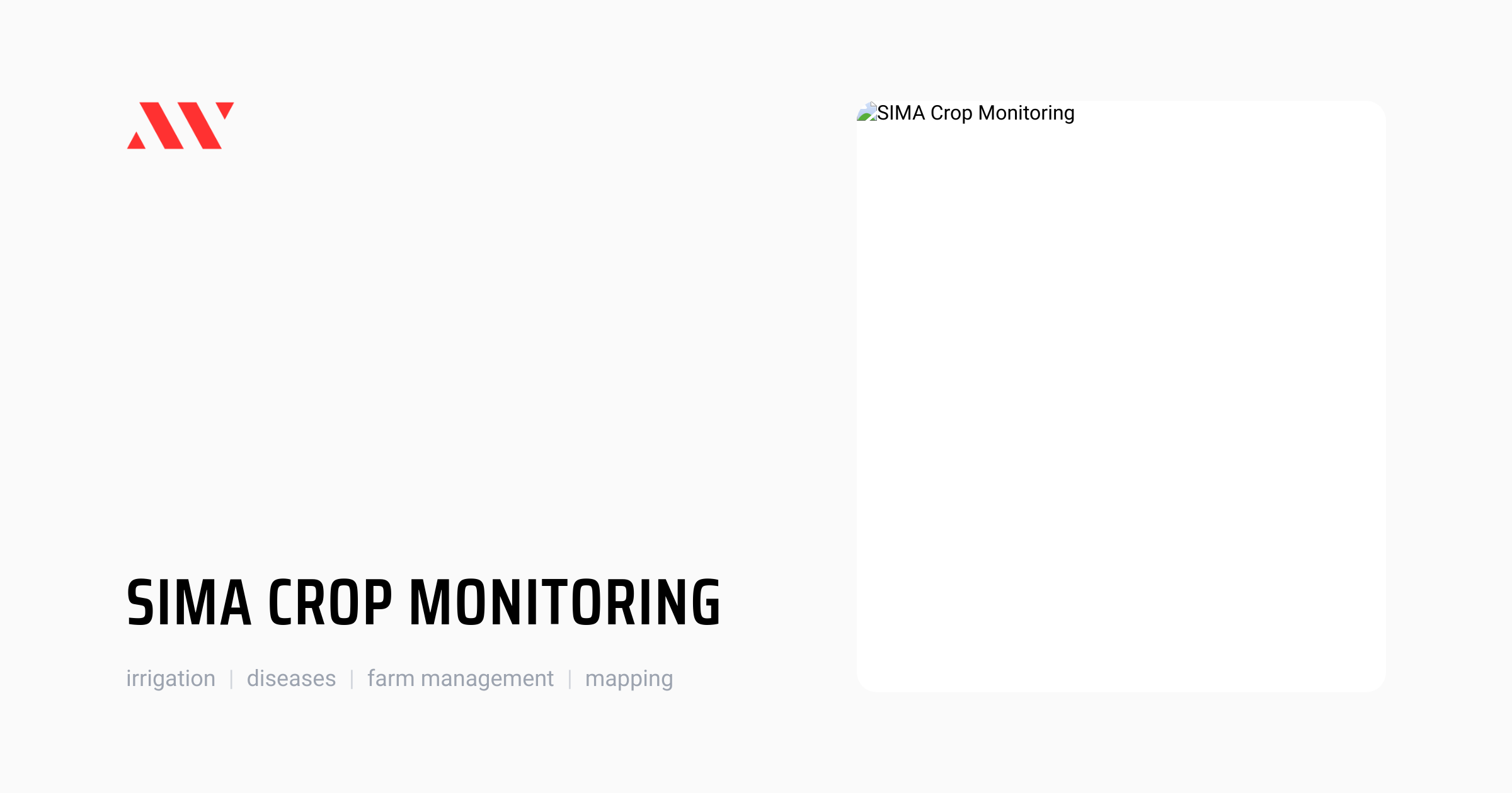 SIMA Crop Monitoring by SIMA | Farm Management | AgTech World