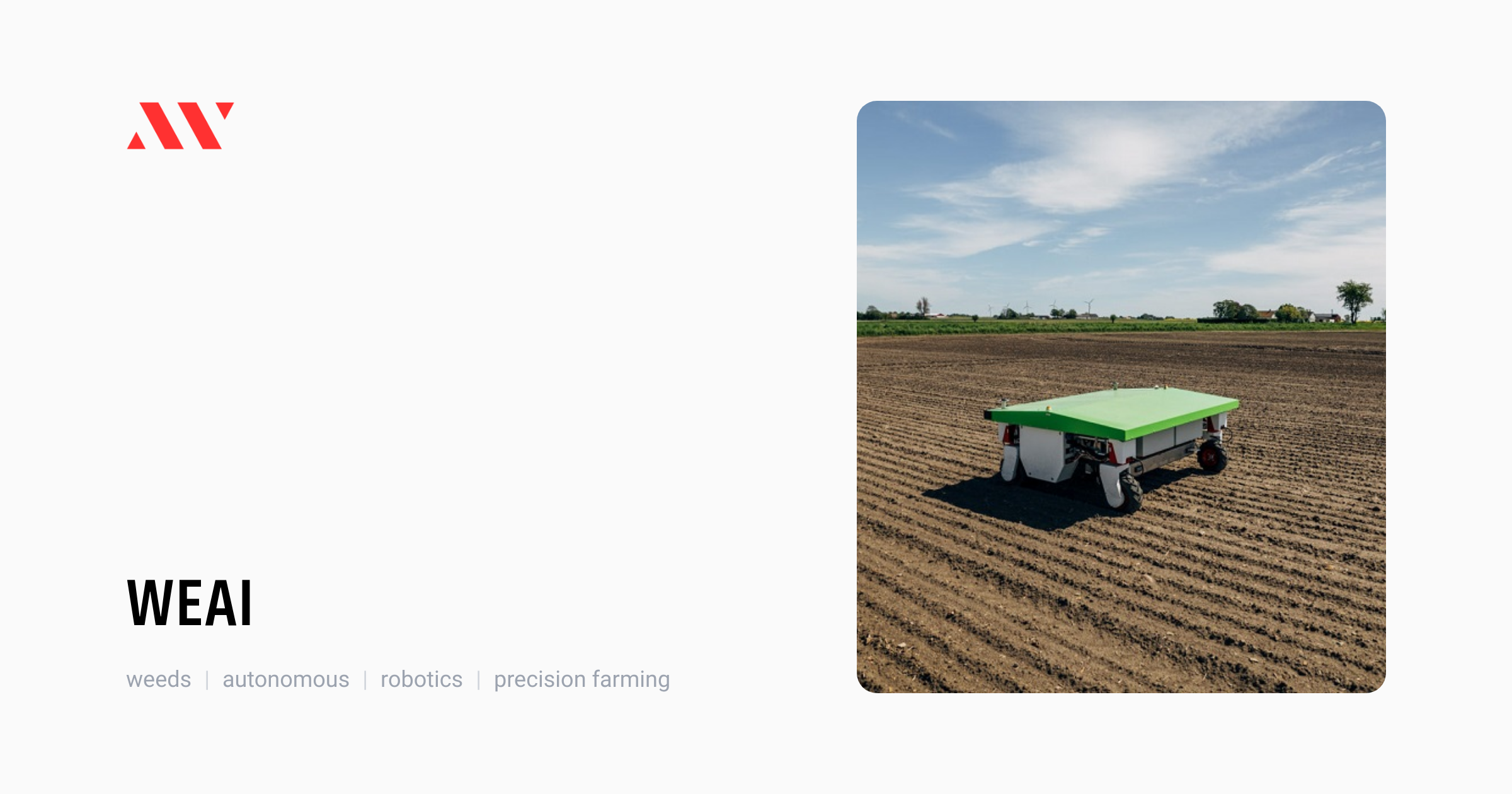 WEAI by Ekobot | Robotics | AgTech World